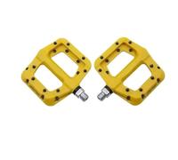 Pedali for bicicletta a 3 cuscinetti - Pedali larghi e impermeabili ultraleggeri antiscivolo for accessori for bici BMX, da strada e MTB(MZ922 yellow)