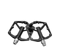 Pedali For Bicicletta, Compatibili Con Il Ciclismo MTB | Pedale Con Cuscinetto DU Sigillato In Lega Di Alluminio Ultraleggero Con Perno CRMO E Tacchetta Antiscivolo(Black)