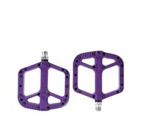 Pedali for bicicletta Cuscinetti sigillati ultraleggeri for bici da strada Piattaforma Mtb viola arancione rosa grigio nero(Purple)