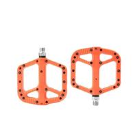 Pedali for bicicletta Cuscinetti sigillati ultraleggeri for bici da strada Piattaforma Mtb viola arancione rosa grigio nero(Orange)