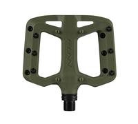 FUNN Pedali bici Taipan S – termoplastica rinforzata, assi CrMo 9/16 – Verde oliva