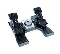Pedali Logitech G Saitek Pro Flight Rudder, Pedaliera del Timone di Volo, Freni