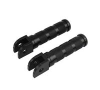 Pedali motocicletta Per Dax Per Monkey Per Bici Per ATV Motociclo CNC Alluminio 1 Paio Retrò Poggiapiedi Pedali Universali(Nero)