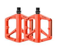Pedali Mountain Bike - Pedali Piatti Largi | Accessori Leggeri E Antiscivolo Con Strisce Riflettenti Per Ciclisti Uomini E Donne Per Pendolarismo, Città, Uso Interno, Esercizio Fisico E