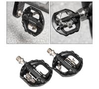 Pedali MTB Bike Lock-to-Flat Pedale doppio uso/pedale piatto SPD Clipless