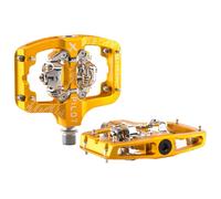 Pedali MTB Chromag Pilot SPD Doppio Lato Senza Clip Oro