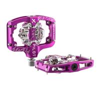 Pedali MTB Chromag Pilot SPD Doppio Lato Senza Clip Viola