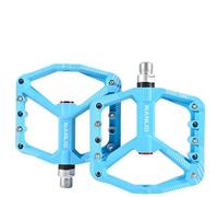 Pedali Mtb Cuscinetti for pedali piatti MTB Mountain BMX antiscivolo Big Foot DU boccola bicicletta in plastica di nylon(MG005 Blue)