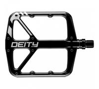 Pedali MTB DEITY Supervillain Neri - Concavi, Piattaforma Larga, 14 Pin