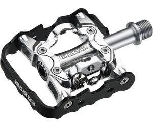Pedali MTB EXUSTAR E PM 86 doppio uso Flat + SPD