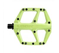 Pedali MTB Flat Composito Trail Fusion Lime 320g Leggeri Stabili Alte Prestazioni