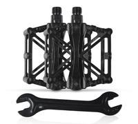 Pedali MTB Flat, Pedali Bici da Corsa di Alluminio, Pedali Flat Bicicletta con Cuscinetto du Sigillato, MTB Accessori con una Chiave Inglese per Mountain Bike e Bici da Strada