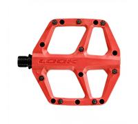 Pedali MTB Flat Trail Fusion Composito Rosso Perno Chromoly 320g Massima Aderenza