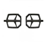 Pedali MTB Flat Trail Roc Plus Alluminio Nero 390g Resistenti Grip Controllo