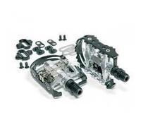 Pedali MTB FTB MVTEK doppio uso Flat + SPD