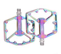 Pedali MTB Lega Alluminio 3 Cuscinetti Antiscivolo | triplo cuscinetto, rotazione , attrito ridotto, guida scorrevole, manutenzione minima