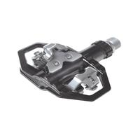 Pedali MTB M279, SPD system, corpo in alluminio, perno in Cr-Mo su sfere, GST