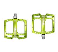 Pedali Mtb Pedale for mountain bike ultraleggero con cuscinetto di tenuta, piedi piatti antiscivolo cavi lucidati, pedali for bicicletta da mountain bike, parti for attrezzatura da equitazione(Green)