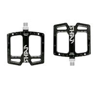 Pedali Mtb Pedale for mountain bike ultraleggero con cuscinetto di tenuta, piedi piatti antiscivolo cavi lucidati, pedali for bicicletta da mountain bike, parti for attrezzatura da equitazione(Noir)