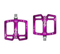 Pedali Mtb Pedale for mountain bike ultraleggero con cuscinetto di tenuta, piedi piatti antiscivolo cavi lucidati, pedali for bicicletta da mountain bike, parti for attrezzatura da equitazione(PURPLE)