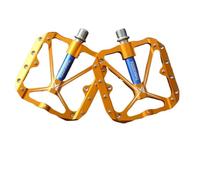 Pedali Mtb Pedali for bici MTB Strada 3 Cuscinetti sigillati for for mountain bike Piattaforma larga Accessori Parte(Golden)