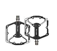 Pedali Mtb Pedali for bicicletta Cuscinetto sigillato Lega di alluminio Ciclismo piatti MTB antiscivolo Accessori for bici da strada BMX(096 3 Bearing Black)