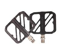 Pedali Mtb Pedali for bicicletta MTB Bici da strada Pedale piatto Piattaforma Cuscinetto antiscivolo for montagna di contatto Parti bici(SILVER Pedal)