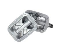 Pedali Mtb Pedali for bicicletta Pedali for bici con piattaforma piatta ultraleggera for mountain bike Pedali con cuscinetti DU sigillati da 9/16 pollici 1/2 pollici Pedali Bici (Color : Silver)