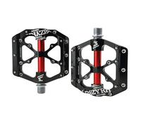 Pedali Mtb Pedali in alluminio a 3 pedali piatti for biciclette cuscinetti CNC for Mtb UNIVERSAL CICLING STRADE(4)