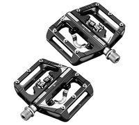 Pedali Mtb Pedali MTB for pedale automatico a clip for biciclette Platform Mountain Bike Mestest Mestenza a doppia funzione Misuratore di potenza(Noir)