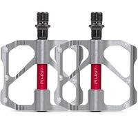 Pedali, Pedali in lega di alluminio for bici da strada MTB 9/16 '' 3 cuscinetti sigillati con chiodi antiscivolo piatti 232g
