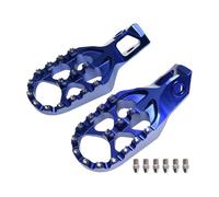 Pedali Pedane Moto 2024 2025 Pedane for moto Poggiapiedi/Adatto for KTM SX SXF XC XCF EXC EXCF for Husqvarna TX FX TC FC TE FE 125 250 300 350 450 500(Blue)