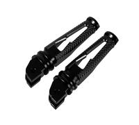 Pedali Pedane Pilota Passeggero Posteriore Per Ducati Per Panigale 899 959 1199 1299 V2 Per Streetfighter V4 S 2020-2021 Pedane(Nero)