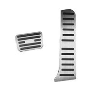 Pedali Per Auto Per BYD Per Seal Pedali Acceleratore Freno Lega Alluminio Auto Copri Pedale Carburante Antiscivolo Auto Accessori Copripedali Auto(Silver)