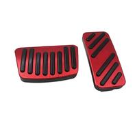 Pedali per Auto, per Kia, per Forte BD, per Cerato K3 2019-2024, copripedali Antiscivolo per acceleratore e Freno (Nero) (Rosso)