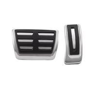 Pedali per Auto, per VW, per Polo Mk6, per Virtus, per Arteon, per Line 2018-2024 Copripedale Antiscivolo Copripedale per Auto (MT con poggiapiedi) (2 Pezzi AT)