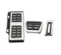 Pedali per Auto per VW Touran per Guida a Sinistra 2016 2017 2018 2019 2020 2021 Pedali per Auto in Acciaio Inossidabile, poggia Pedale Freno, Protezione Pedale, Cuscinetti