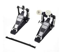 Pedali per Batteria a Doppio Piede con Rimbalzo Rapido Stabilizzatore Regolabile per Batteristi Jazz Drum Pedal Double Kick