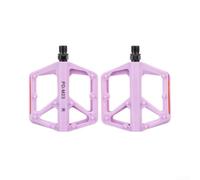 Pedali per bici con piattaforma piatta antiscivolo con strisce riflettenti per bici da strada e per gravel, costruzione in nylon, 580 g