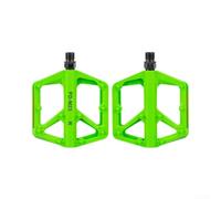 Pedali per bici con piattaforma piatta antiscivolo con strisce riflettenti per bici da strada e per gravel, costruzione in nylon, 580 g