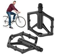 Pedali per bici da strada - Grande piattaforma da 9/16 pollici | Pedali piatti leggeri e durevoli, lega di alluminio M29, mountain bike compatibile, mountain bike, città, e