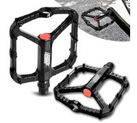 Pedali per bici da strada/mountain BMX MTB Spin Bike - Set di pedali per bici in lega di alluminio, tacchetti cilindrici su entrambi i lati, dimensioni filettatura 9/16, pedali di ricambio