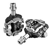 Pedali per bici MTB SPD a doppia piattaforma senza clip con cuscinetti in nylon e carbonio leggeri da mountain bike