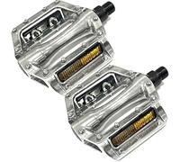 Pedali per bicicletta compatibili con Freestyle Free Style BMX Touring con cassa in acciaio e alluminio filettatura 9/16" x20T con doppi riflettori rimovibili VN007