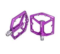 Pedali per bicicletta MTB 9/16 leggeri cuscinetti sigillati pedale piatto viola