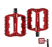 Pedali per bicicletta,Pedali da ciclismo 2 pezzi | Cuscinetti DU Pedale con piattaforma larga in lega di alluminio, cuscinetti DU leggeri per biciclette