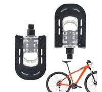 Pedali per bicicletta | pedali larghi | pedali di ricambio antiscivolo leggeri con strisce riflettenti per il traffico urbano e l'esperienza di guida in bicicletta elettrica