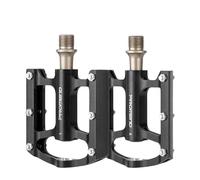 Pedali per biciclette, Bicycle Pedals All-Aluminum Alloy 3 Sealed Bearings 248g for Mountain Road Folding Bike MTB BMX Pack of 2 Multicolor(Black)