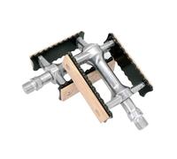 Pedali per biciclette, Bicycle Pedals Aluminum Alloy Bearing Platform Non-Slip Multicolor Pack of 2(Black)
