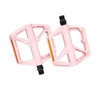 Pedali per biciclette da montagna in nylon leggero Pedali da ciclismo larghi e piatti Cuscinetti tenuta Pedale per biciclette antiscivolo Pedali per biciclette antiscivolo facili da usare